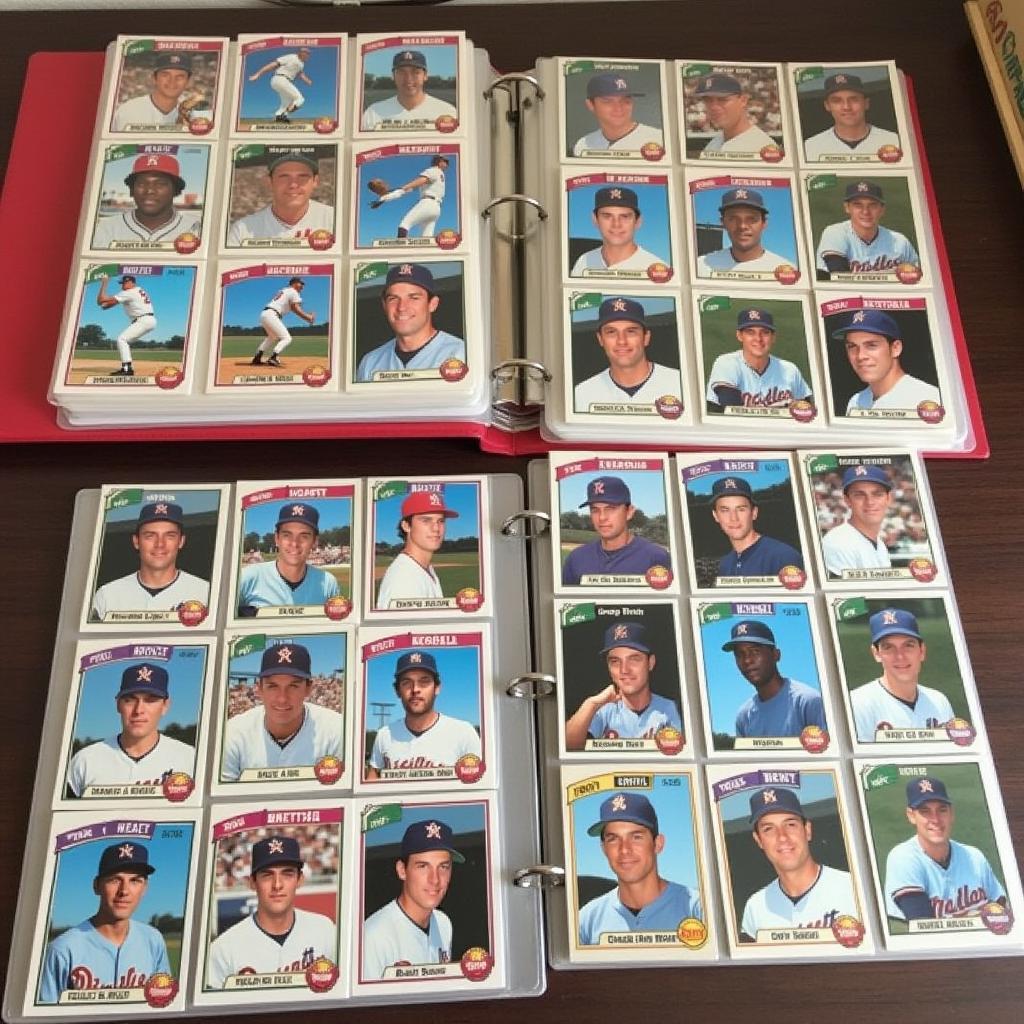 A Collection of George Brett Baseball Cards