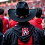 Beşiktaş fan sporting a George Strait cap at Vodafone Park