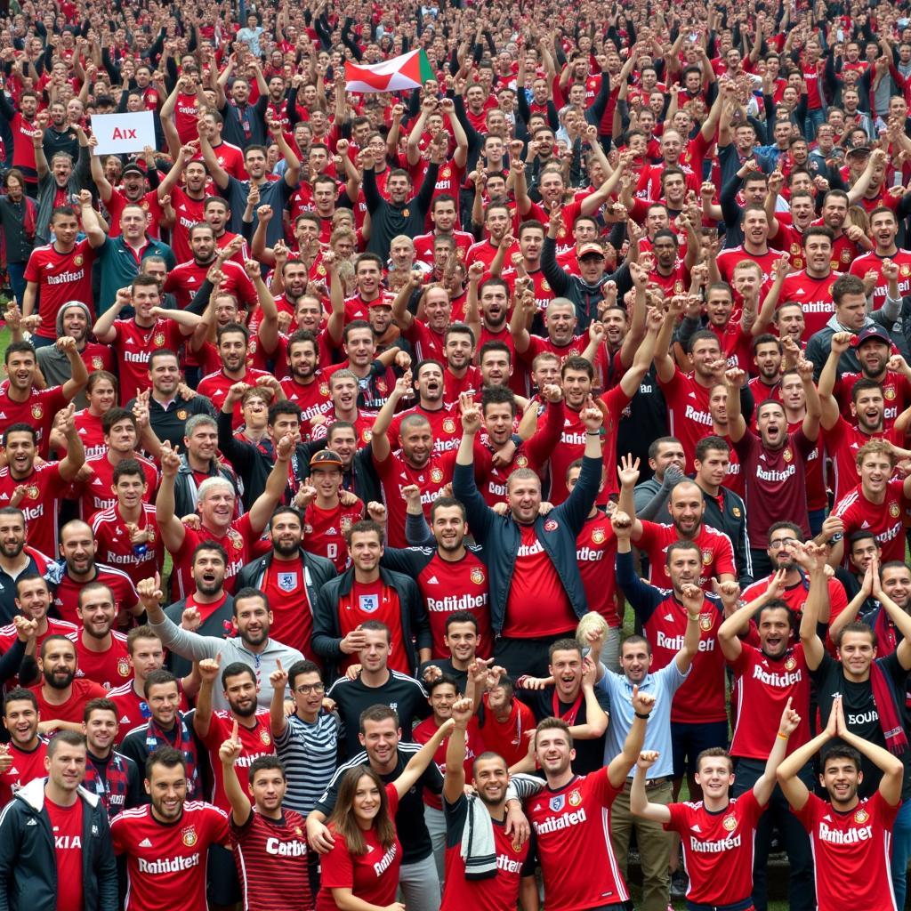 Global Besiktas Fans Celebrating