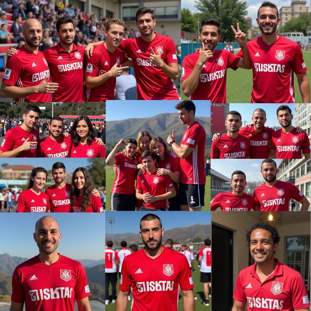 Beşiktaş Fans from Around the World Showcasing their Jerseys