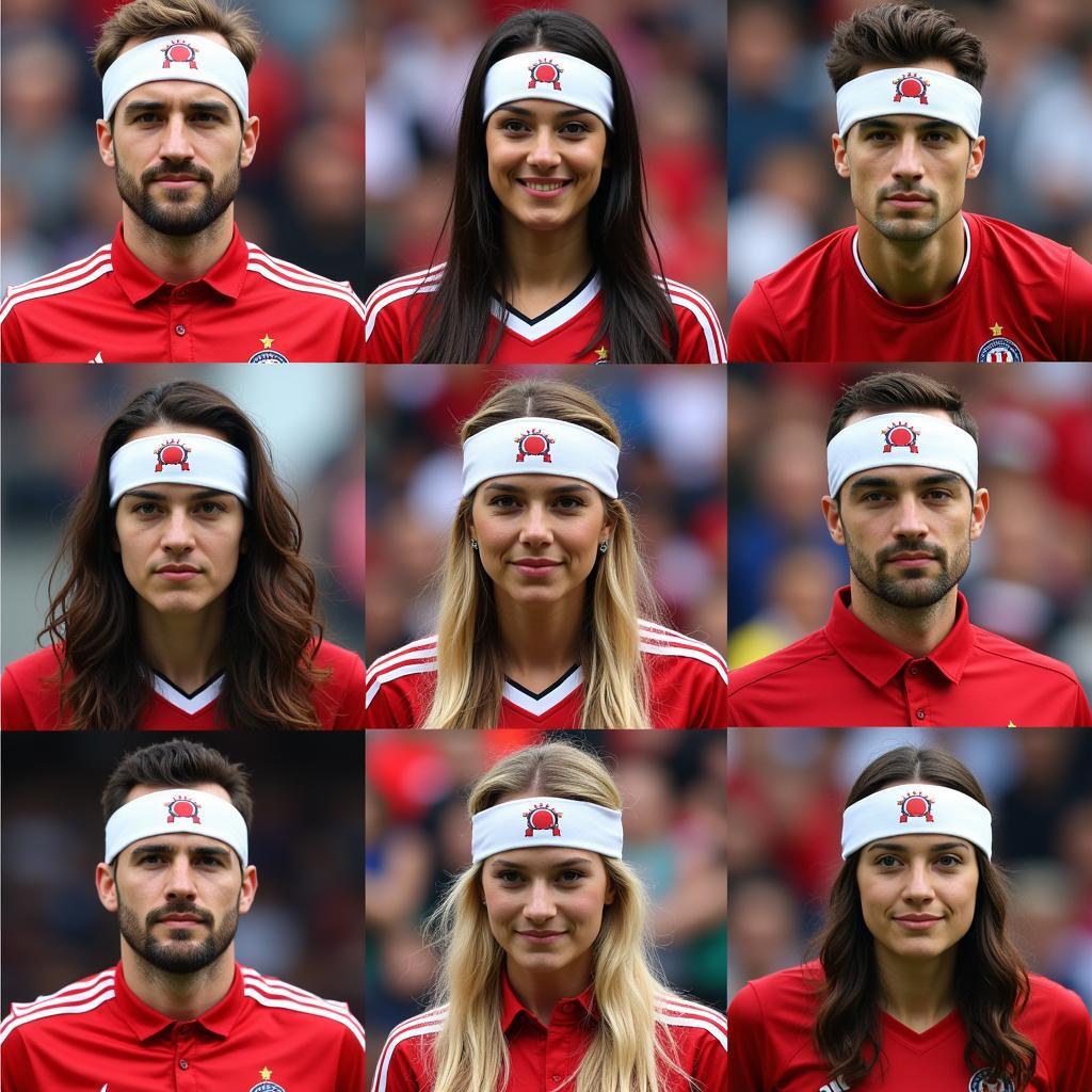 Global Besiktas Fans Showcasing White Headbands