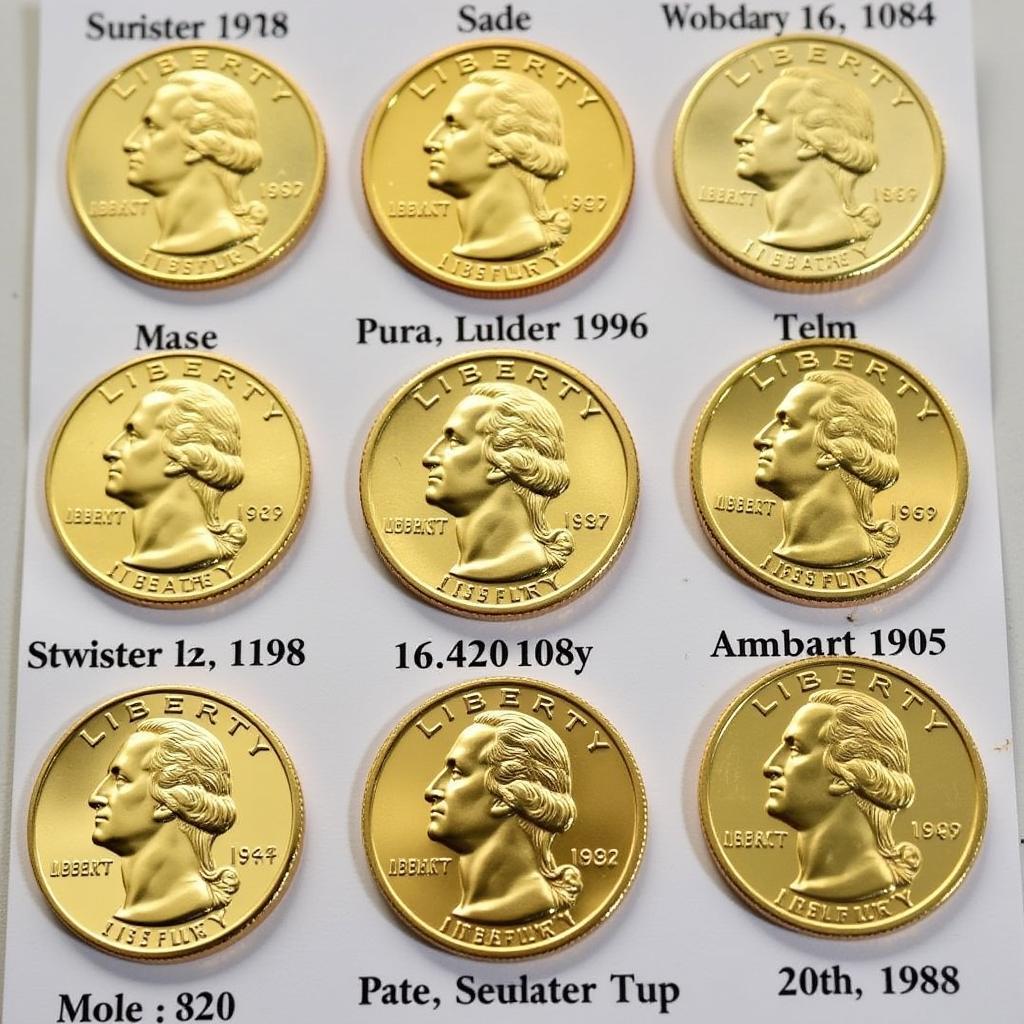 Gold Plated Quarter Collection