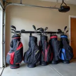 Golf Bag Rack Garage Organization