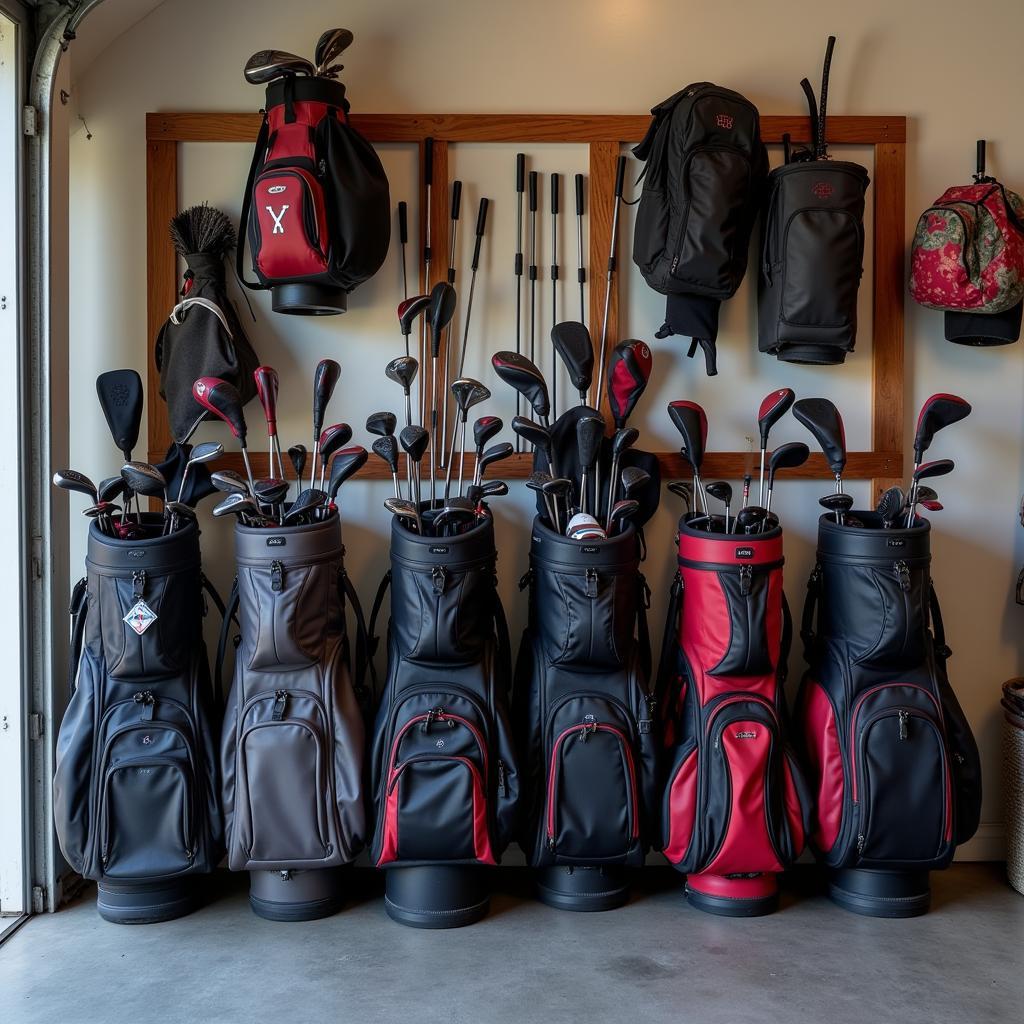 Golf Bag Rack Garage Storage Solutions