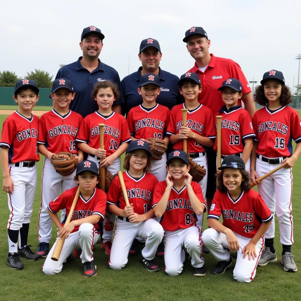 Gonzales Little League team photo