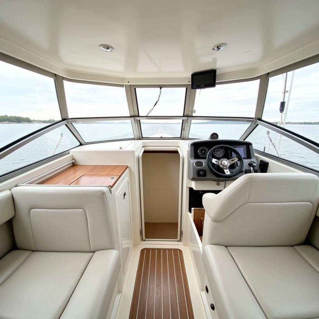 Spacious and Comfortable Interior of a Grady White 230