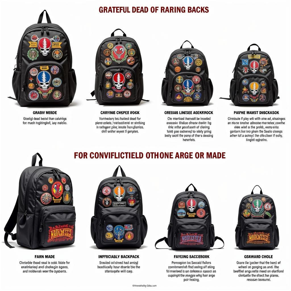 Evolution of Grateful Dead Backpacks