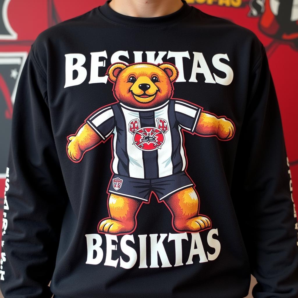 Grateful Dead Bear Besiktas Sweatshirt Design