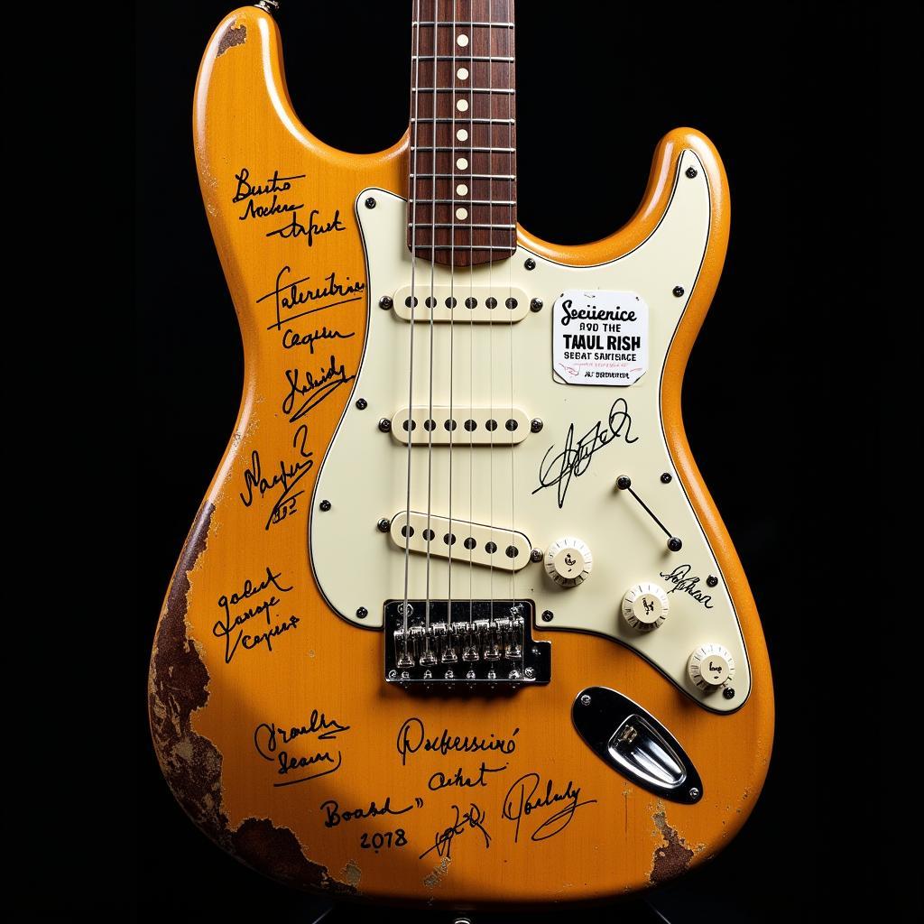 Grateful Dead Signed Guitar