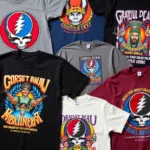 Assortment of Grateful Dead T-shirts