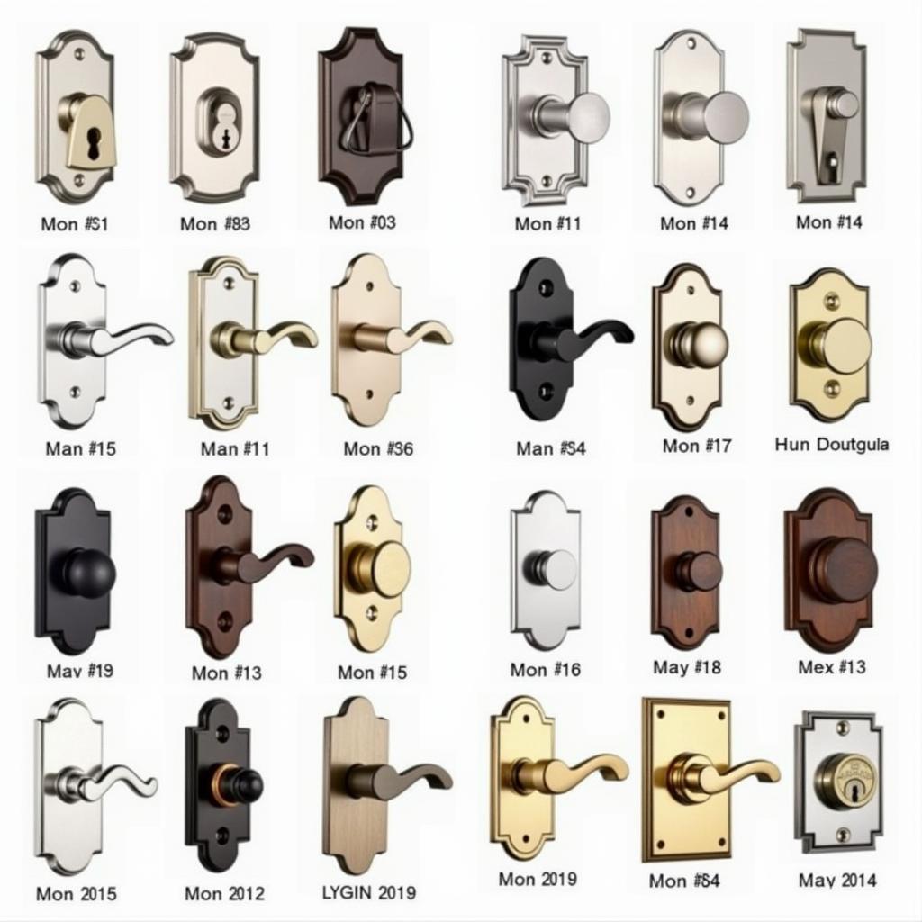 Guardian storm door handles in various styles