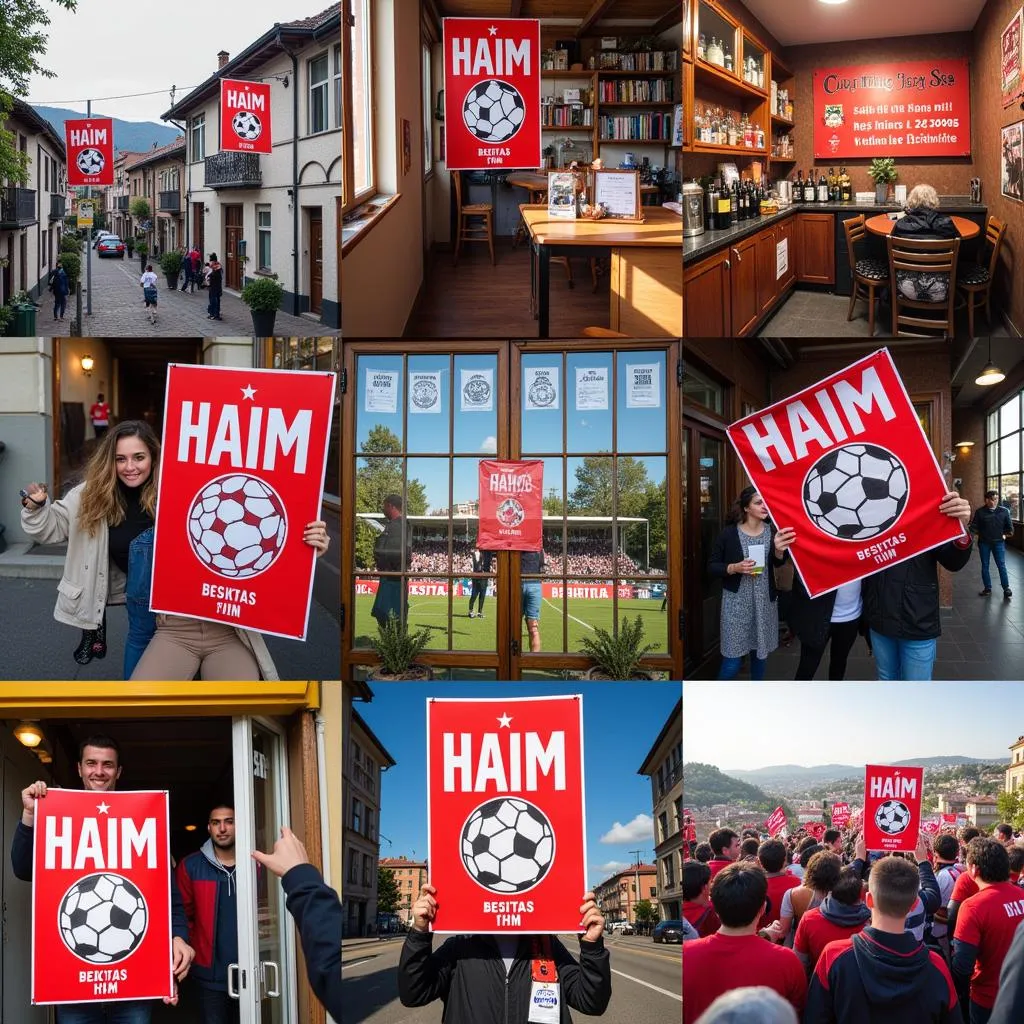 Haim Poster Displayed in Besiktas Homes and Businesses