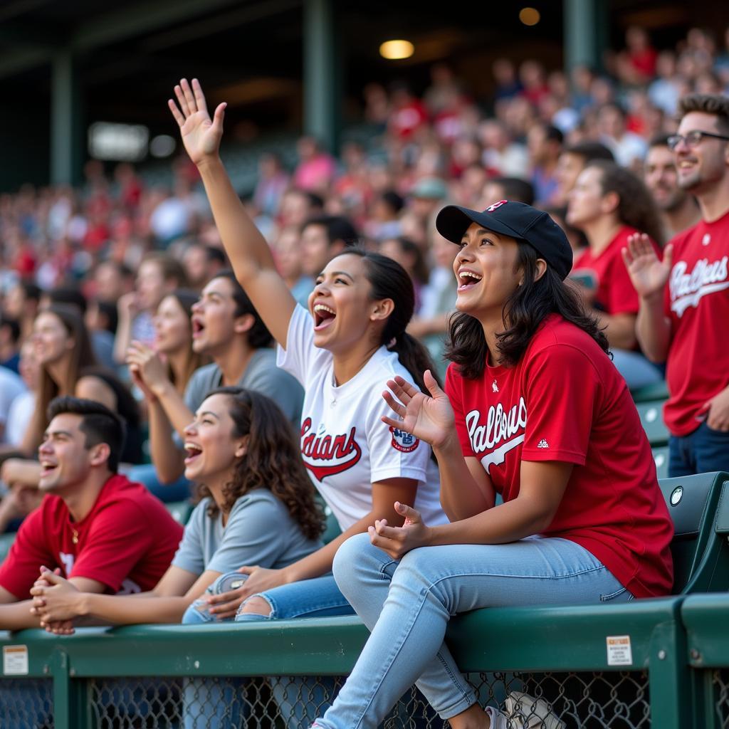 Halifax Baseball Fans Cheering