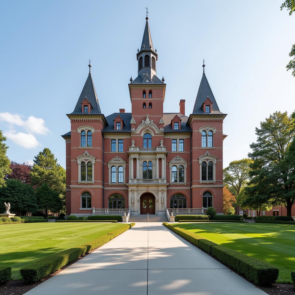 Exterior view of Halpin-Harrison Hall