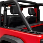 Hard dog roll bar installed on a Jeep Wrangler