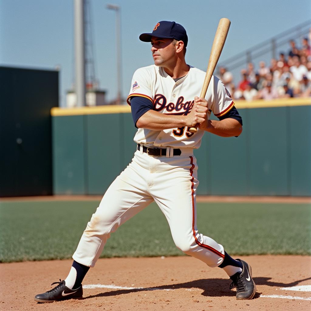 Harmon Killebrew at bat in his signature stance