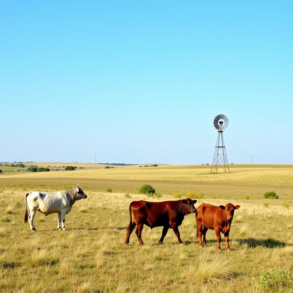 Hereford Texas Cattle Ranch