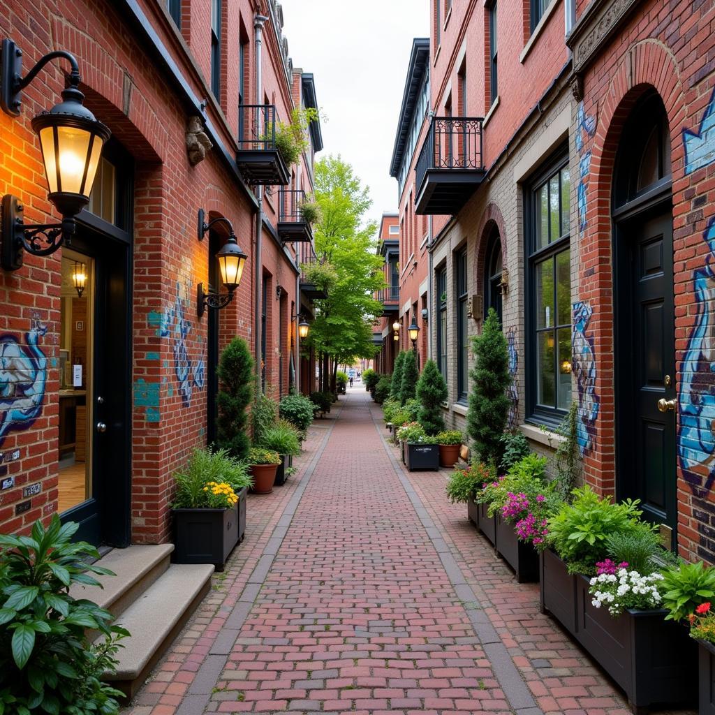 Charming hidden alleyway in Jefferson City