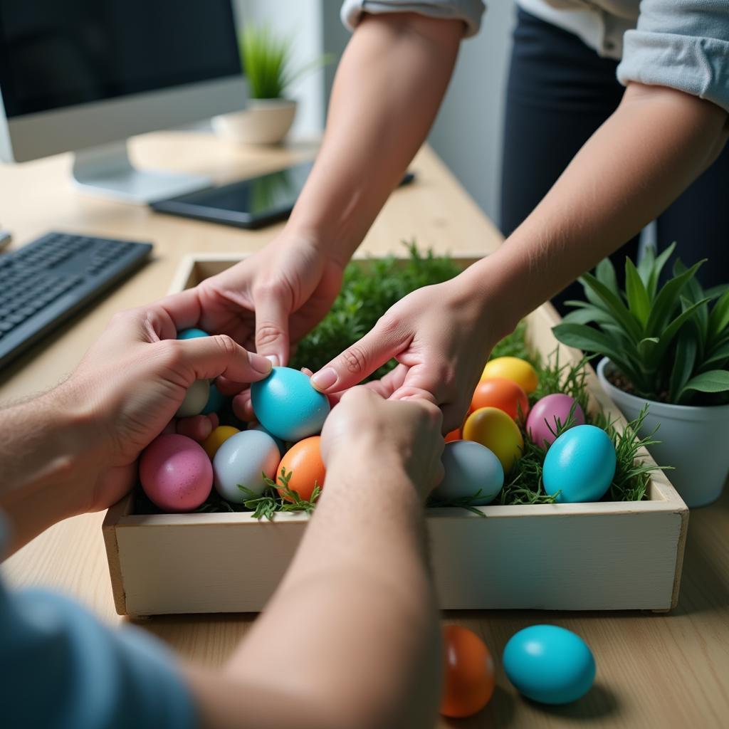 Hiding Easter Eggs in the Office for a Fun Surprise