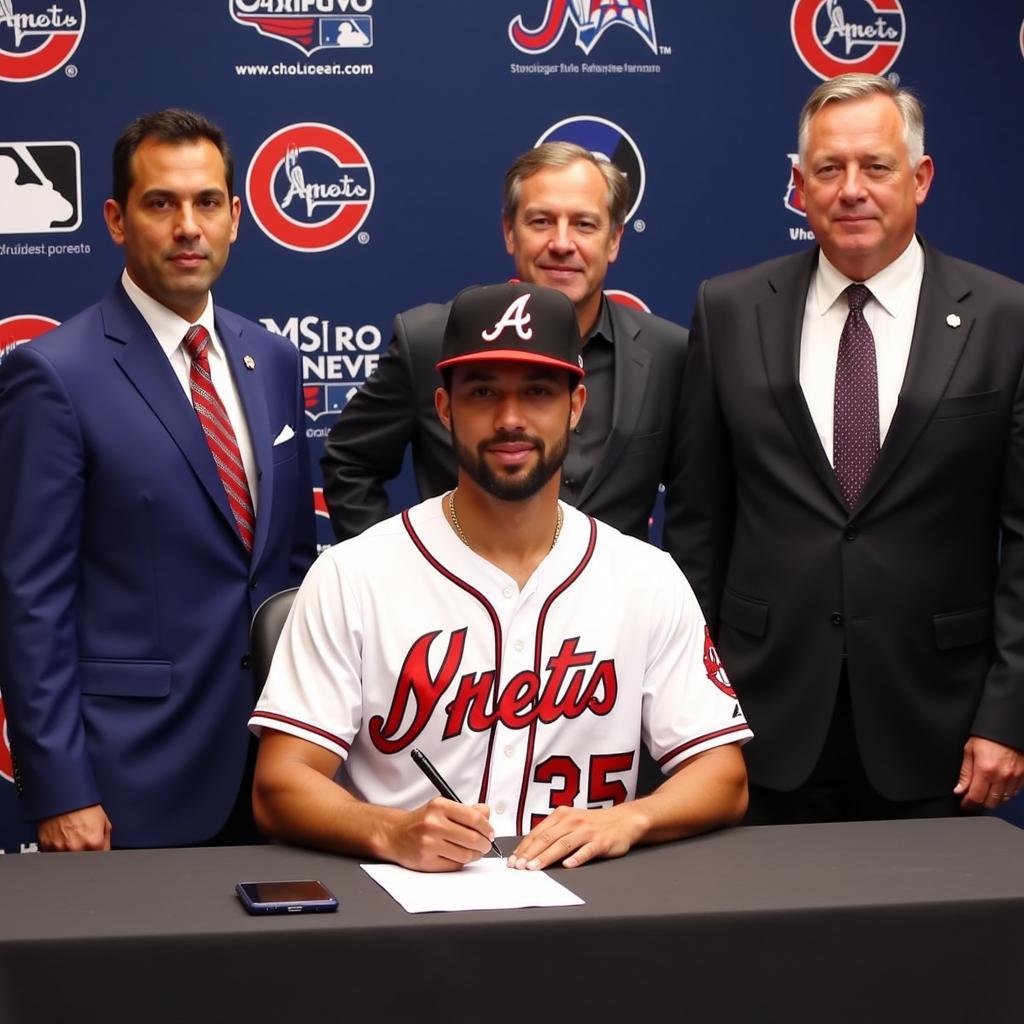 MLB Contract Signing