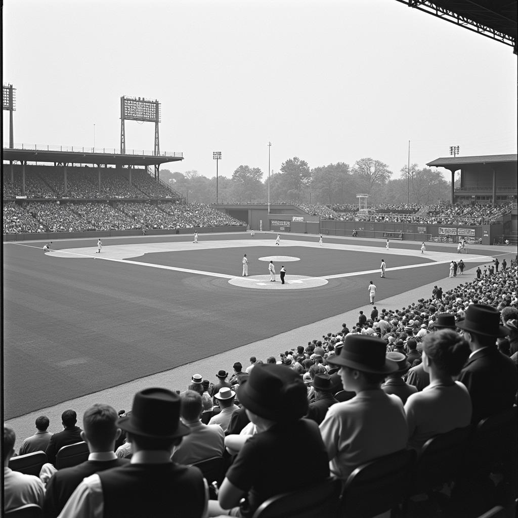 Early 20th Century Baseball Park