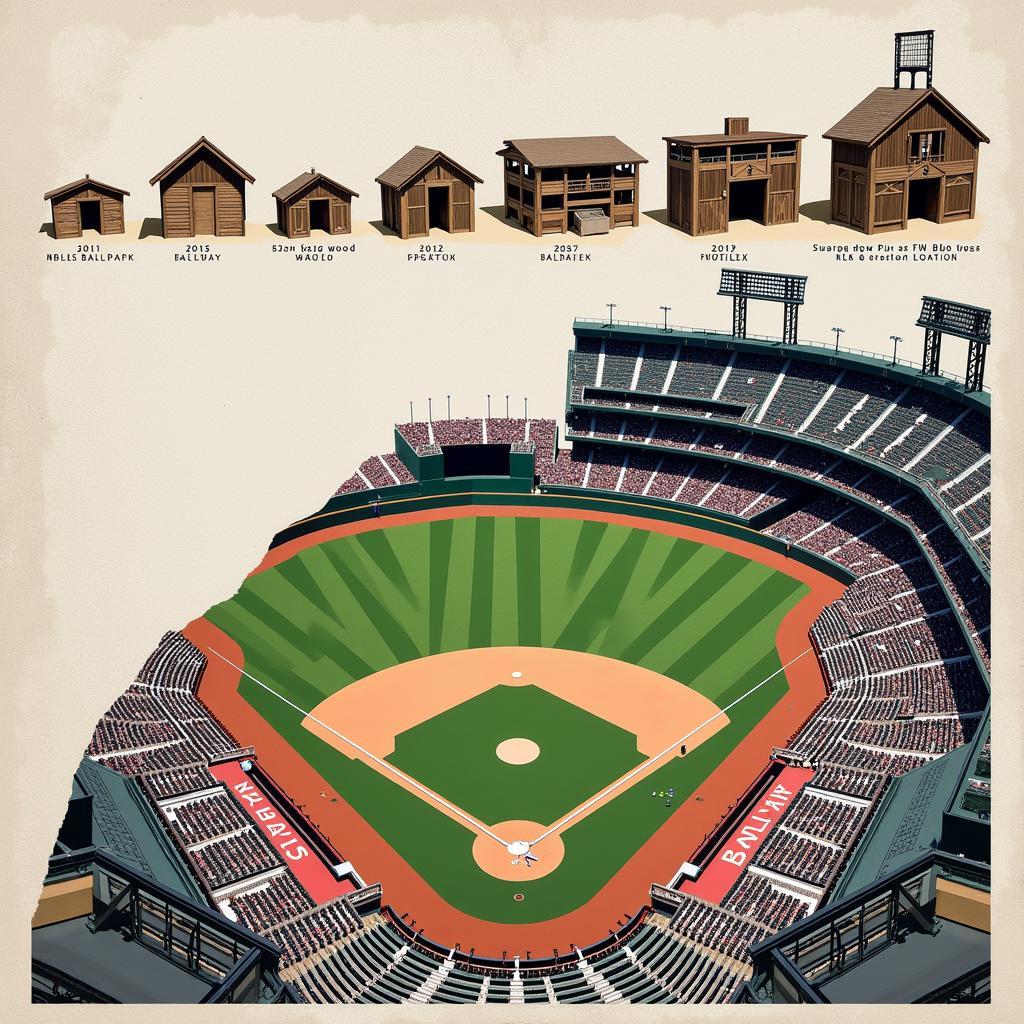 Evolution of Historic Major League Baseball Ballparks