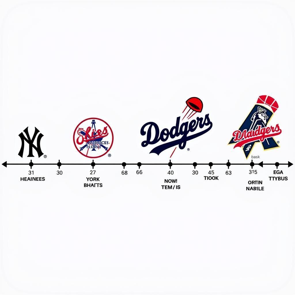 Historical Evolution of MLB Logos