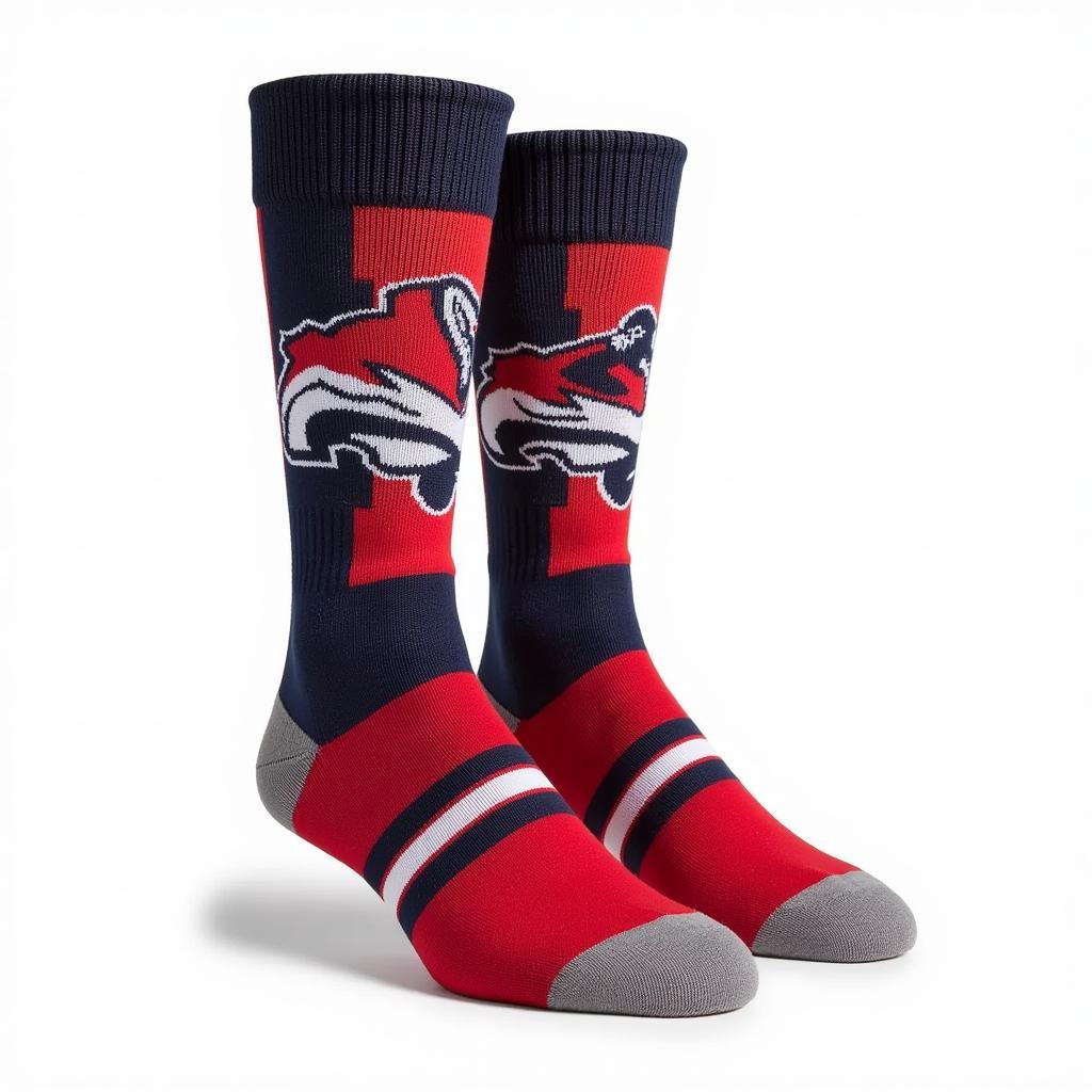 Hockey socks with team logo