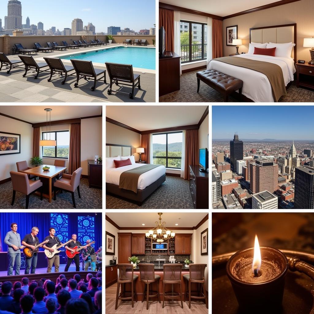 Hotel amenities for concert goers