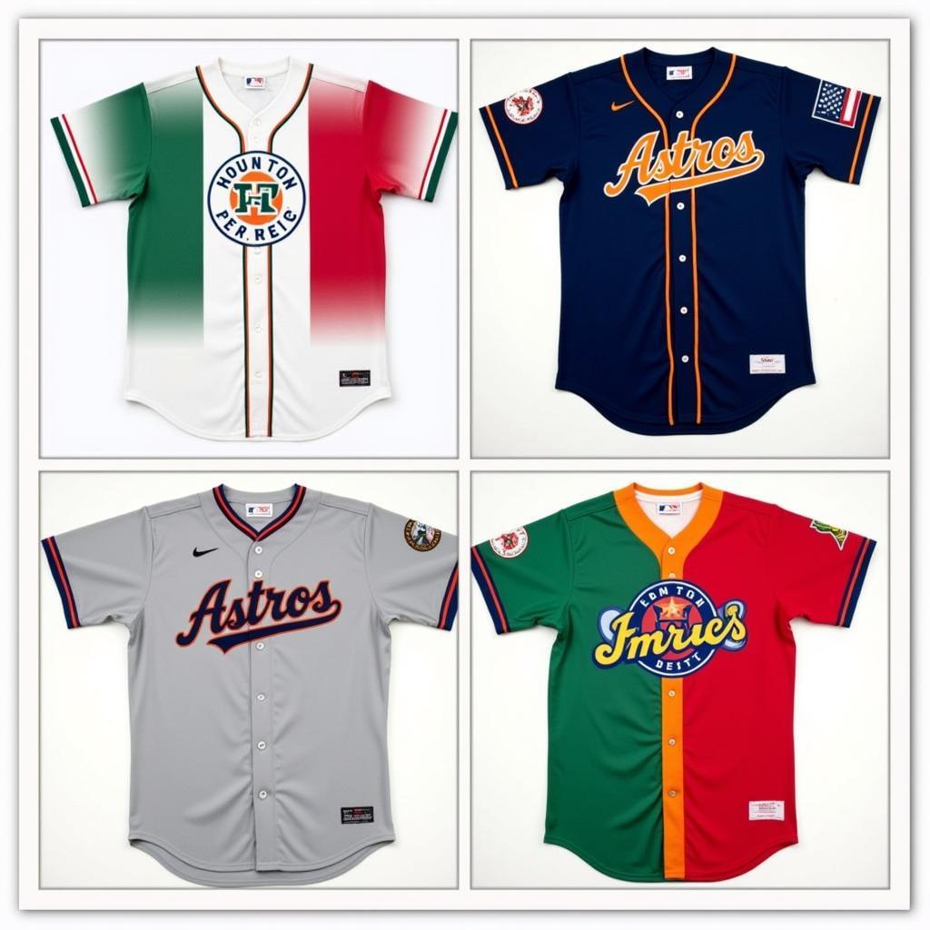 Houston Astros Mexico Jersey Styles