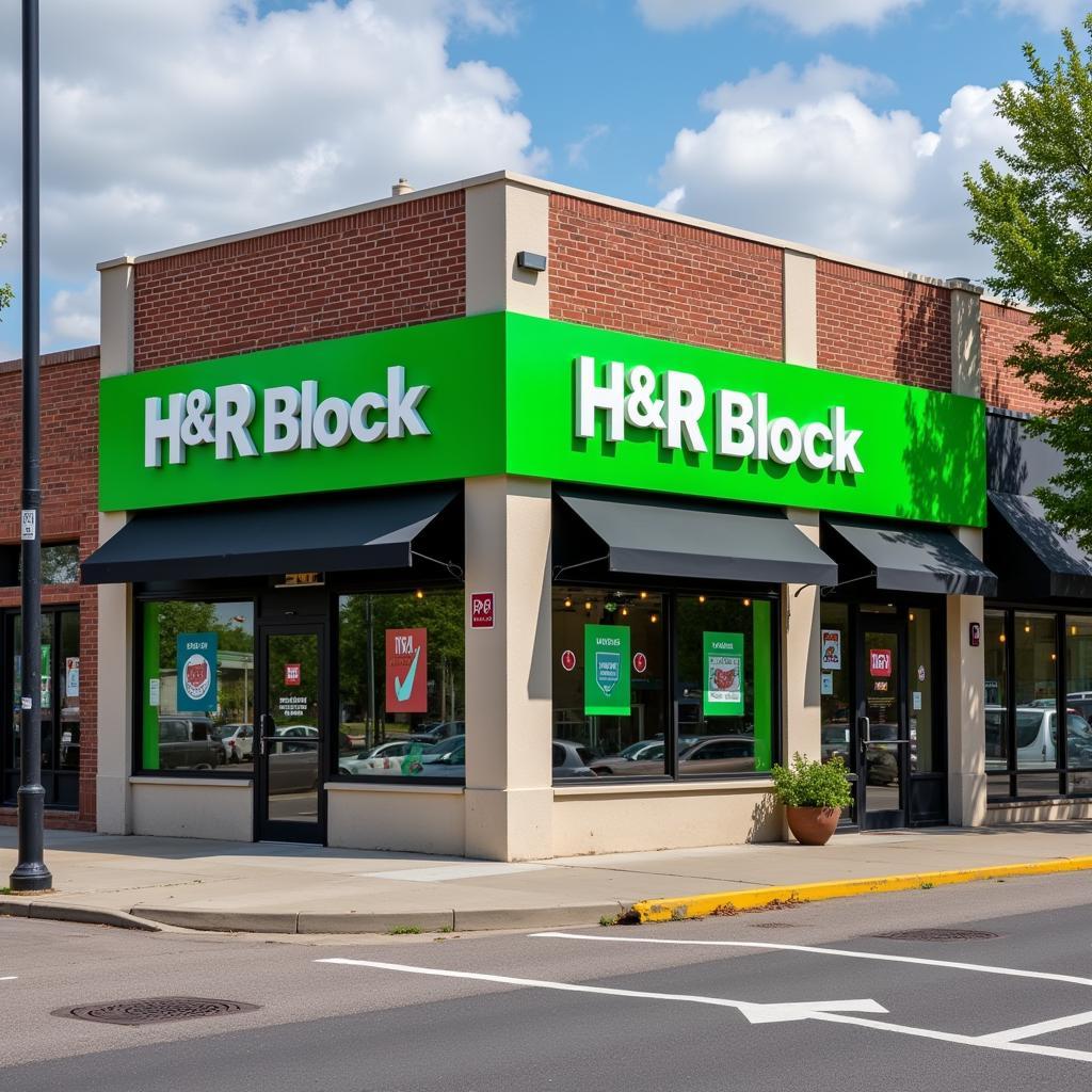 H&R Block office on Main Street