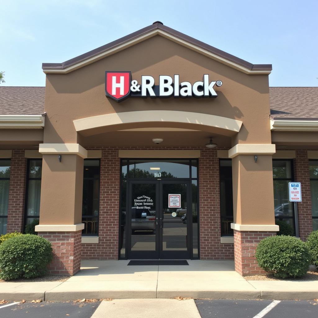 H&R Block office exterior in Jefferson City, Missouri