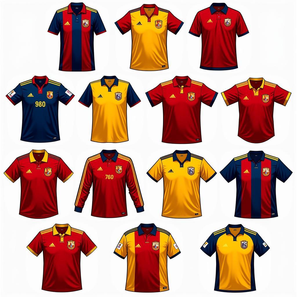 Iconic Spanish Club Shirts Through the Years