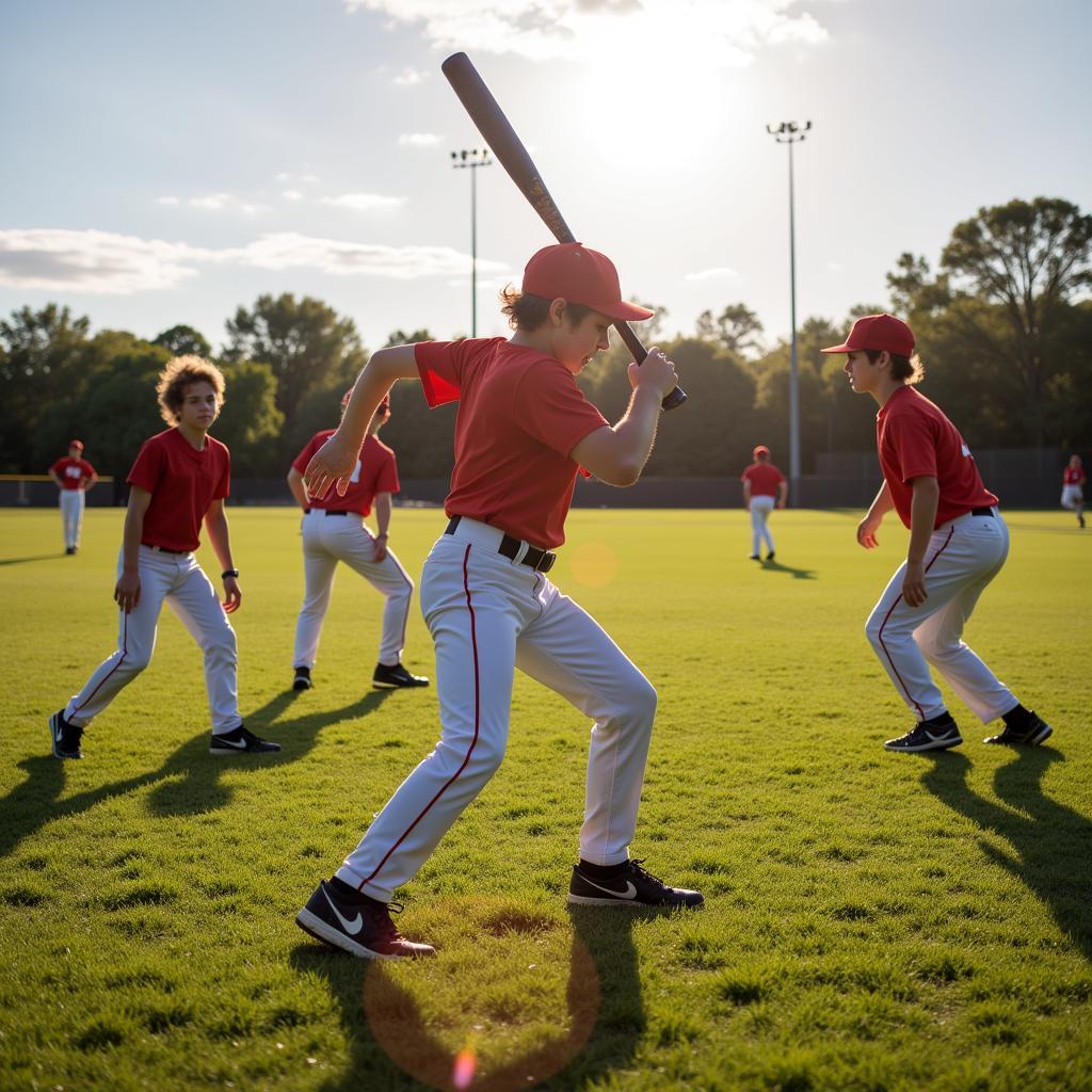 Illinois 11U Baseball Team Practice