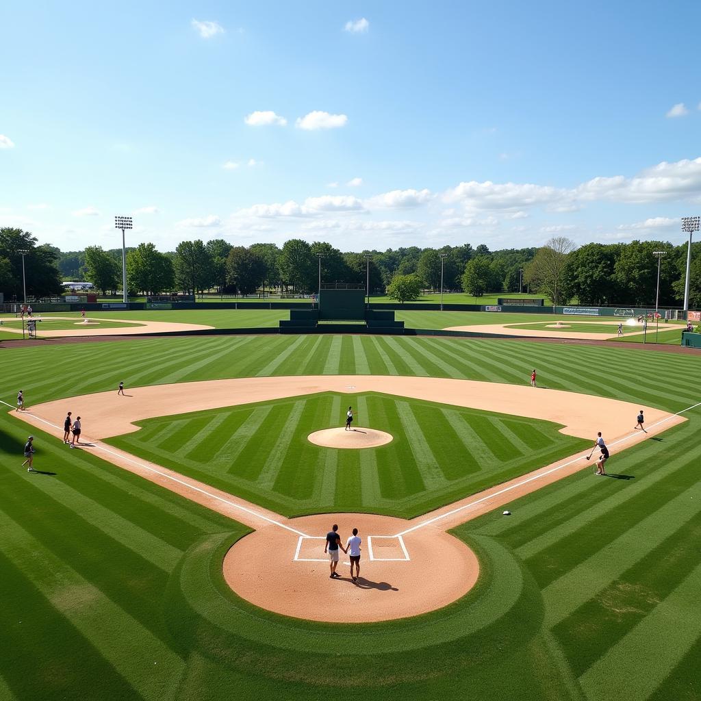 Baseball fields in Illinois