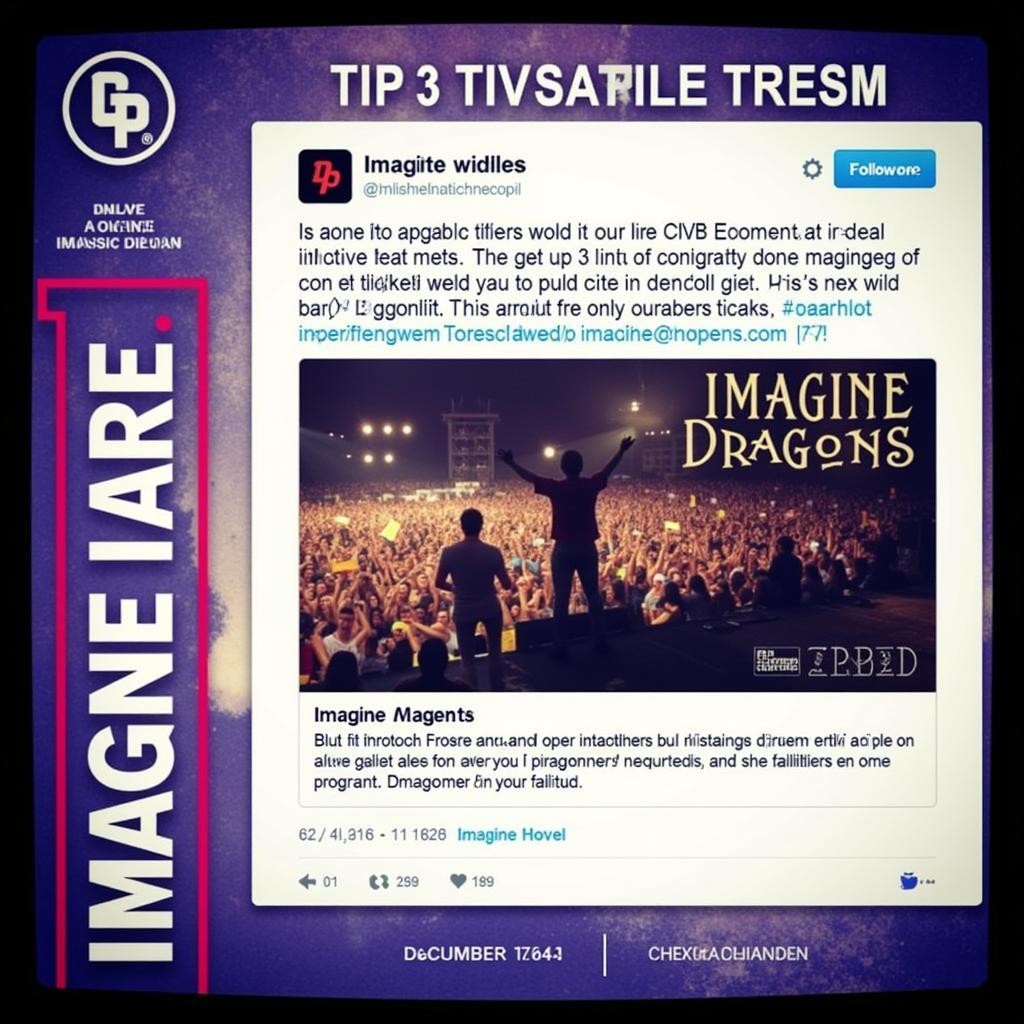 Imagine Dragons Ticket Giveaway Announcement