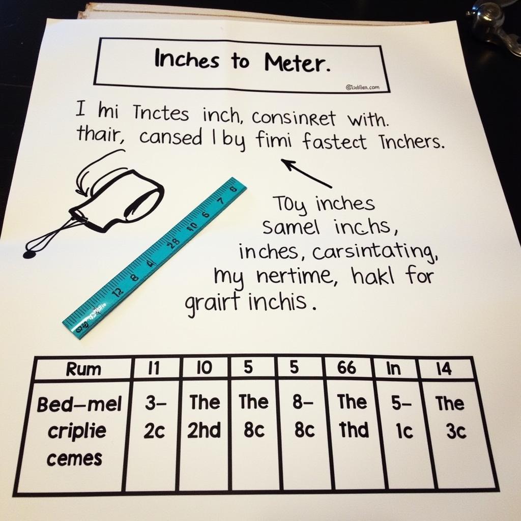 Converting Inches to Meters