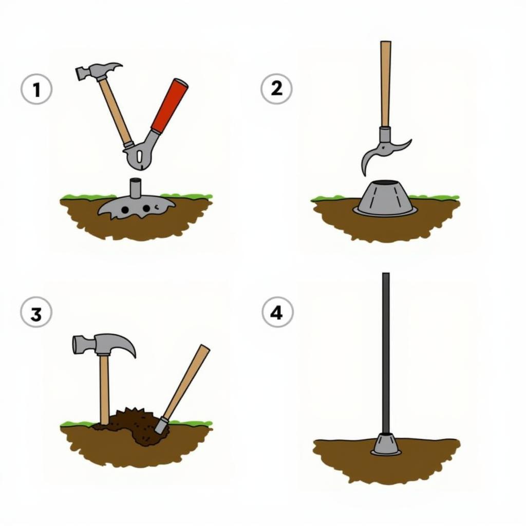 Properly installing a 25-foot flagpole