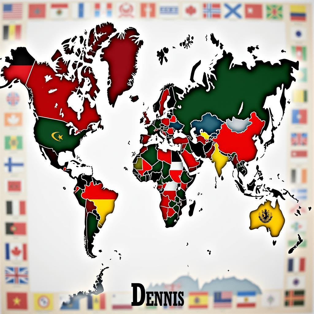 International Flags Collage