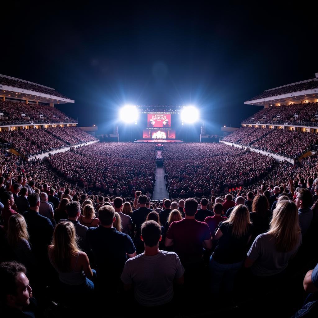  The Isleta Amphitheater overflows with fans at a Jason Aldean concert 