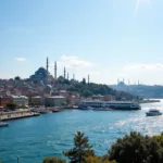 Istanbul Cityscape with Bosphorus View