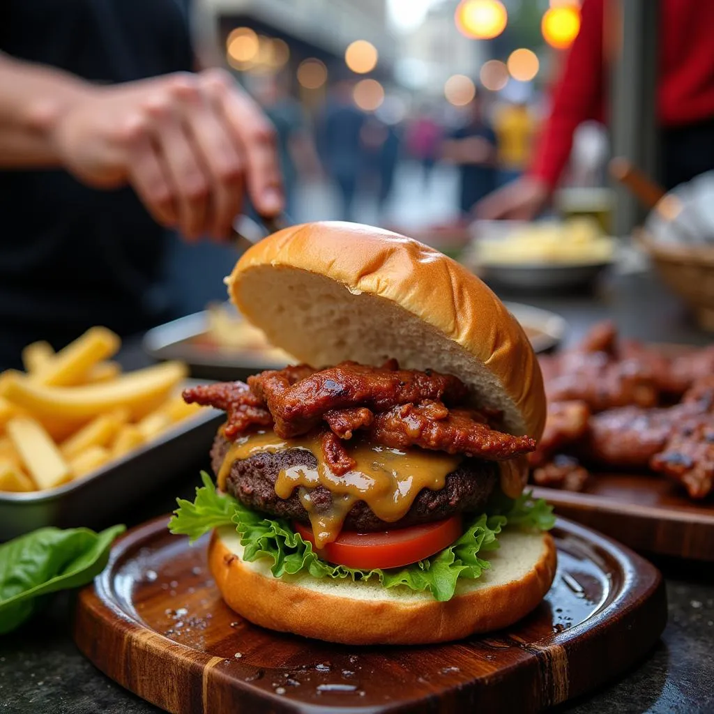 Istanbul Street Food Rum Burger