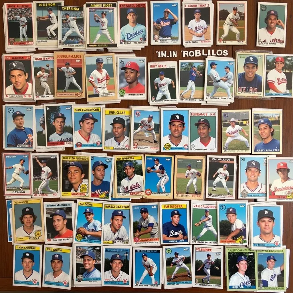 Display of Ivan Calderon Baseball Cards