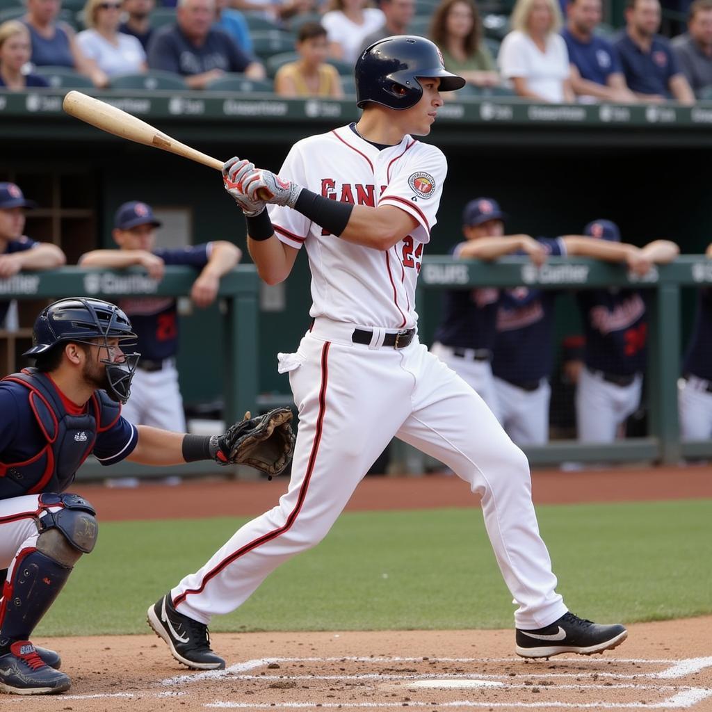 Jackson Holliday Swinging at Bat