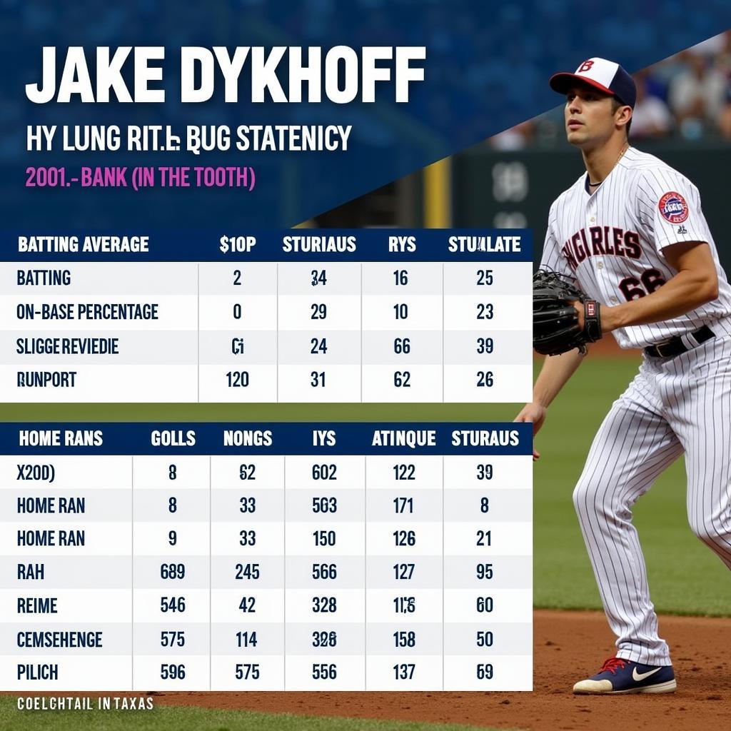 Analyzing Jake Dykhoff's Baseball Statistics