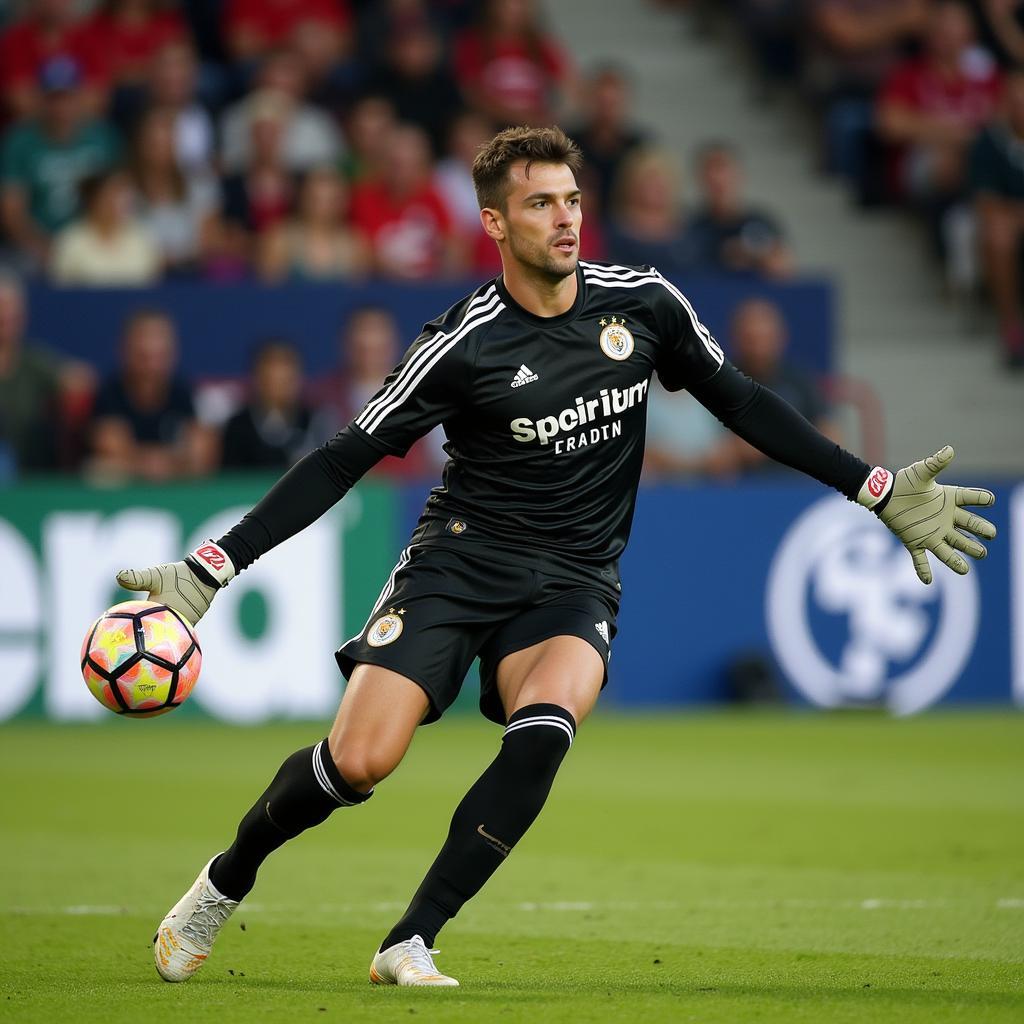 Jake Dykhoff in action for Besiktas