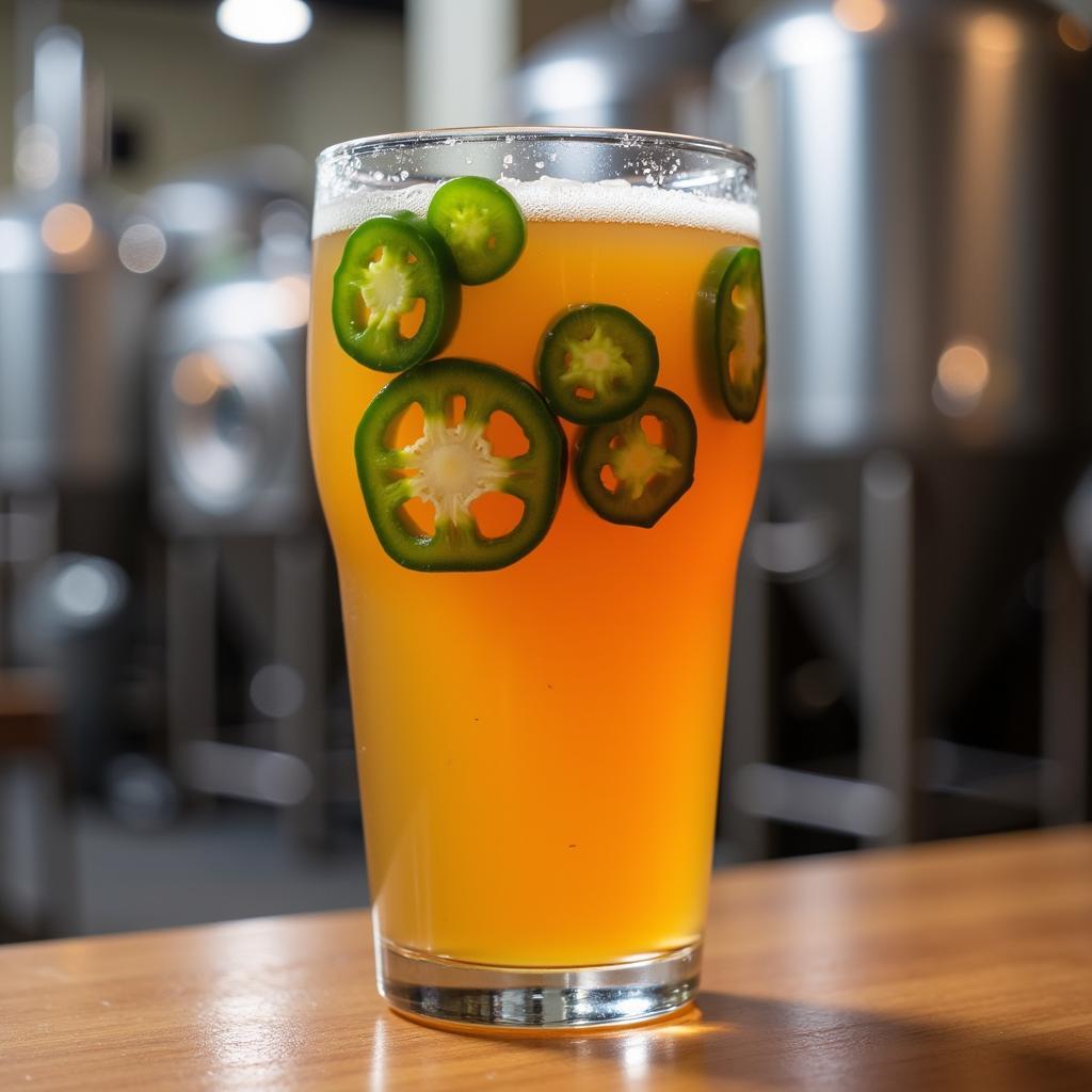 Jalapeño-Infused IPA Craft Beer