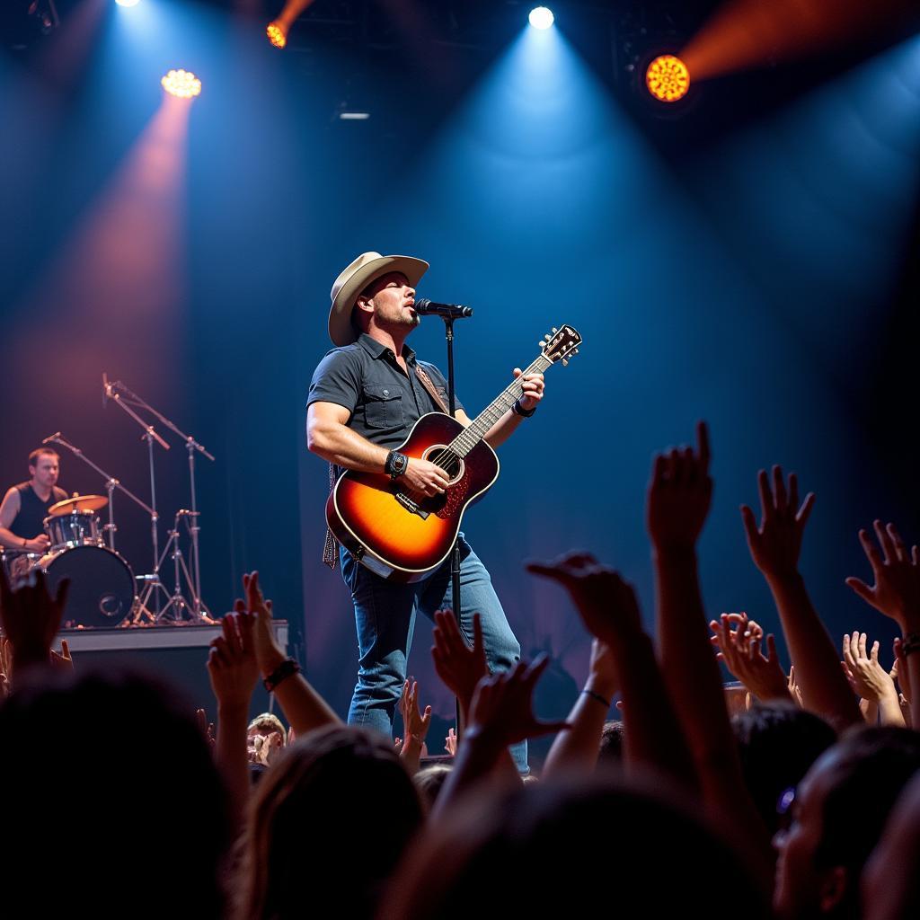 Jason Aldean electrifies the crowd with a powerful performance