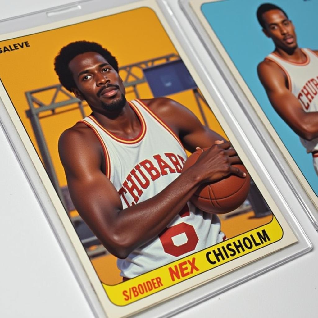 Jazz Chisholm rookie card in a protective sleeve