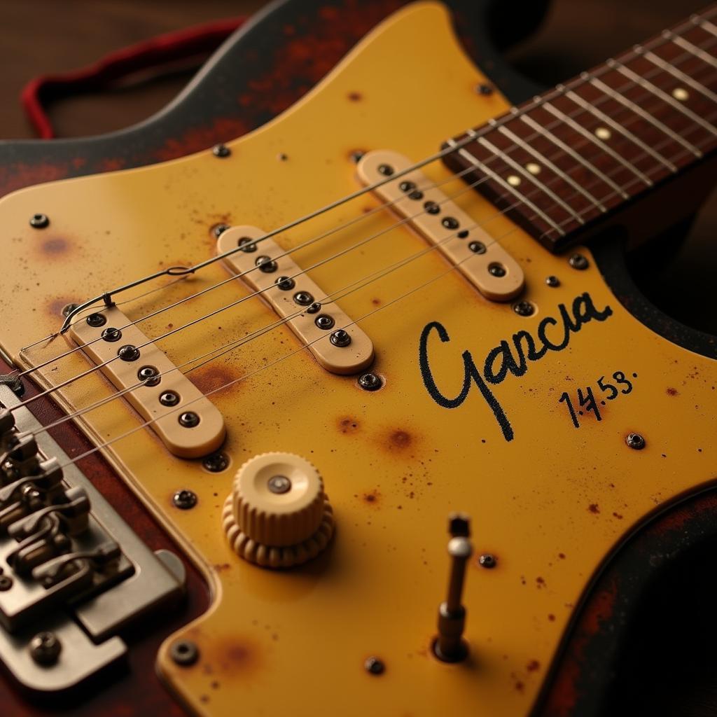 Jerry Garcia Signed Guitar